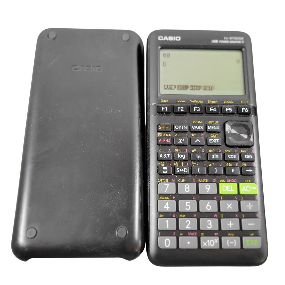 Casio fx-9750GIII Graphing Calculator USB Power Graphic 3 With Cover Tested